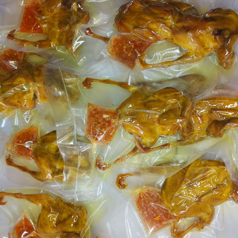 burung puyuh ungkep plus sambal