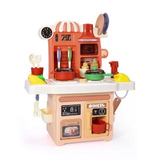 toy kitchen and accessories