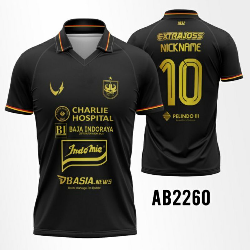 Kaos Jersey PSIS 2021 Black Series AB2260 fourjersey