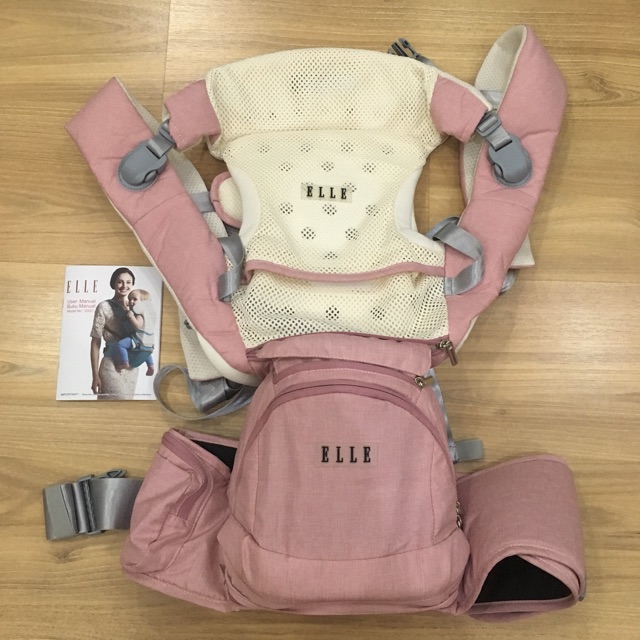Preloved Gendongan Bayi Elle 9in1 Foldable Hipseat Baby carrier