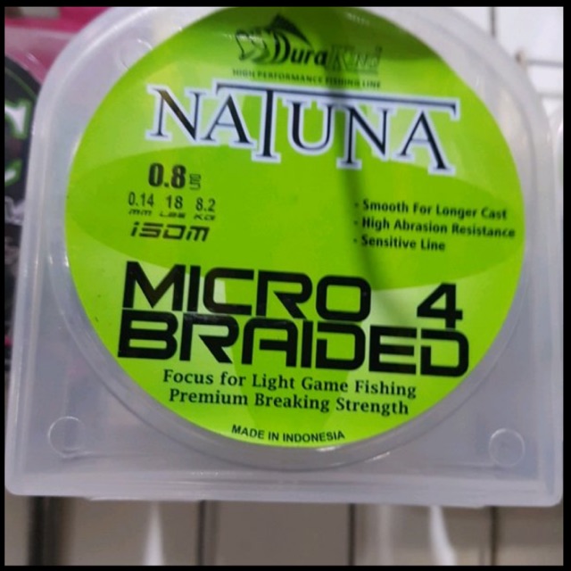 Senar PE duraking natuna micro braded 150 m