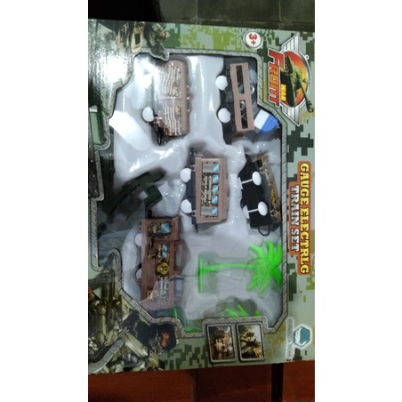 Gauge Electric Train Set Kereta api Jumbo New karakter ARMY