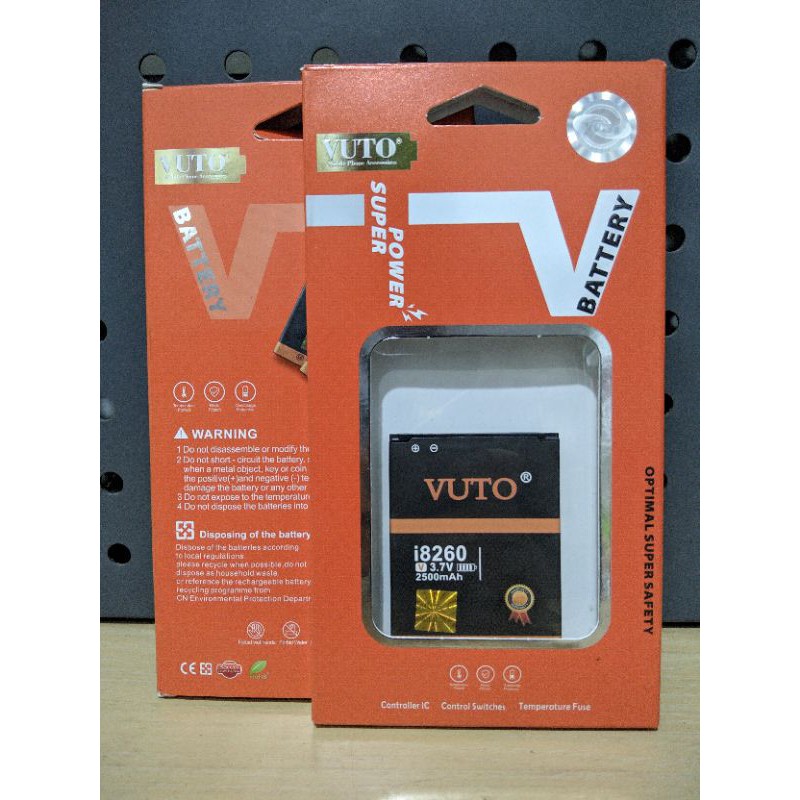 Baterai Samsung Core/i8260 Double Power. Baterai Double Power VUTO.