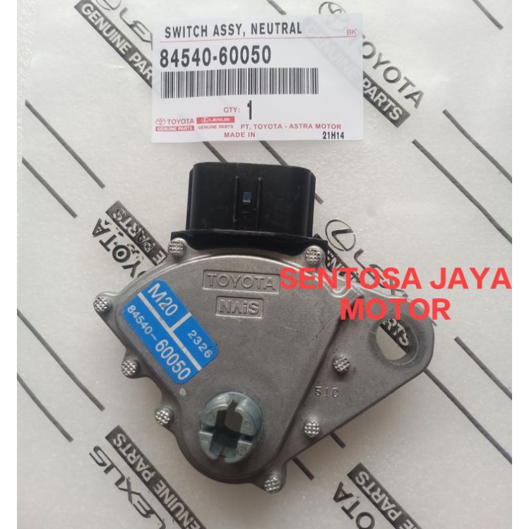 Switch Assy Neutral Start Switch Start Toyota Fortuner VRZ SRZ - Innova Reborn - Hilux Revo Original