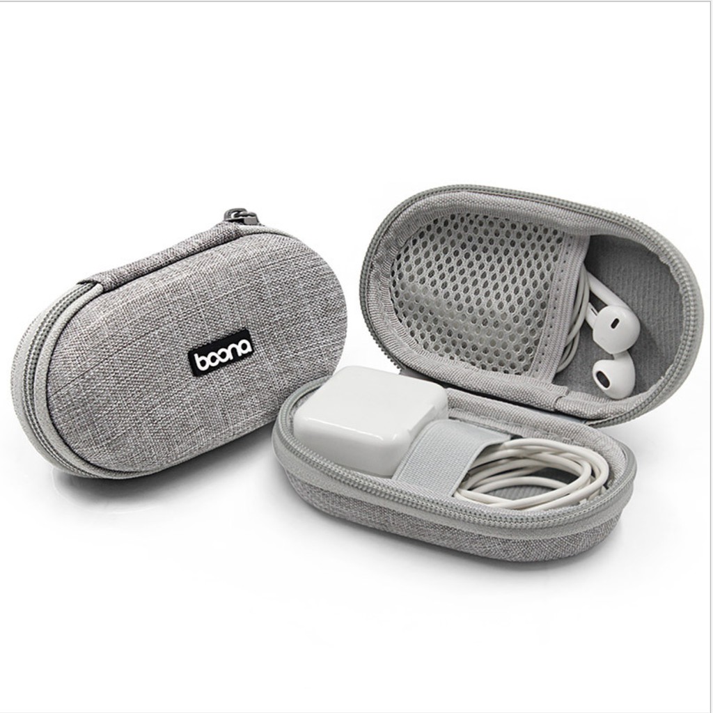 Tempat Headset Portable Baona Kotak earphone Baona Mini Eva hardcase