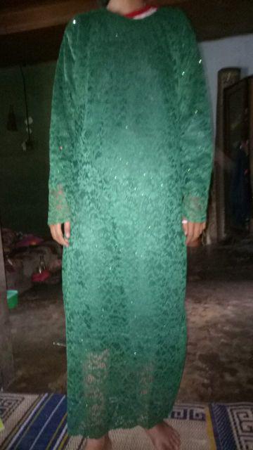 Zola_batik Couple Batik Brokat Long Blouse Misbi