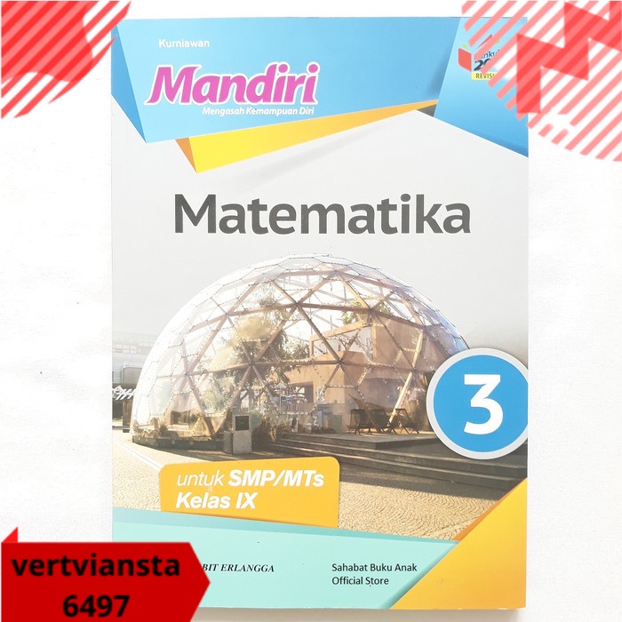 Jual Bisa Cod Paket Buku Mandiri Erlangga Kelas 9 Ipa Matematika Kunci Jawaban Indonesiashopee Indonesia