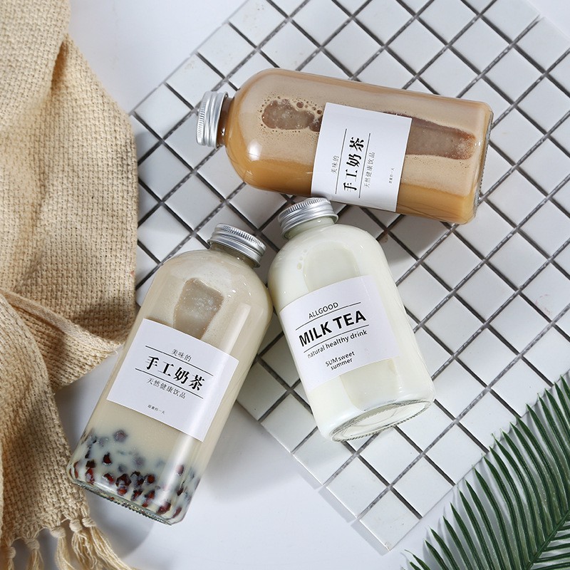 BOTOL KACA BULAT 350 ML / BOTOL PSY/ BOTOL KOPI