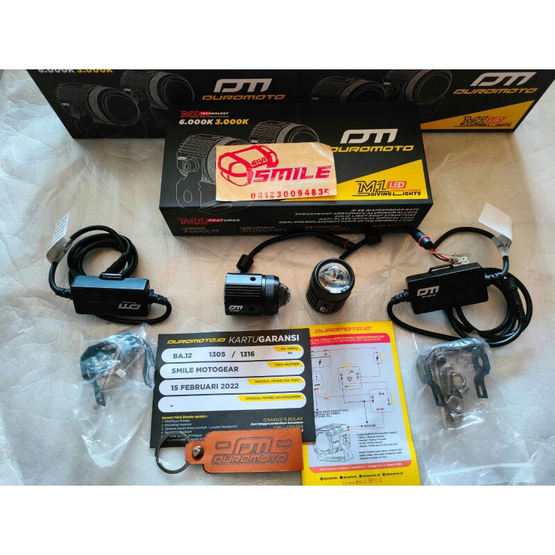 LAMPU DUROMOTO M1 LAMPU TEMBAK LED FOGLAMP MOTOR MOBIL 30W
