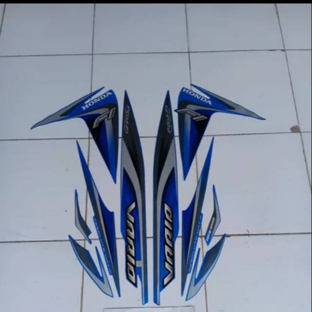 Striping vario 110 led 2014 biru