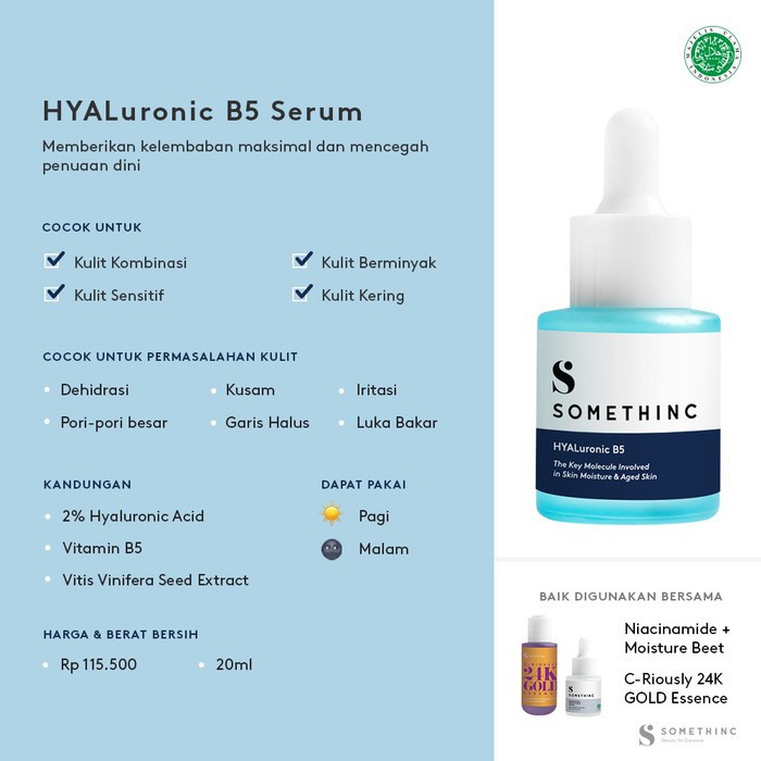 SOMETHINC Hyaluronic B5 HYALuronic9+ Advanced + B5 Serum 20ml