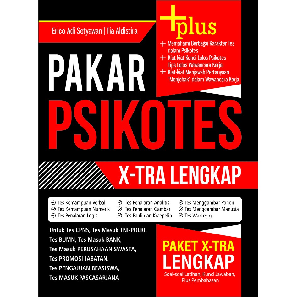 Buku Psikotes X Tra Lengkap Shopee Indonesia