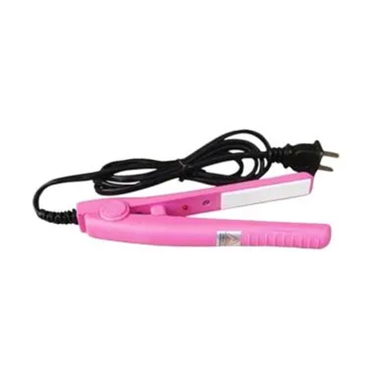 Catok Rambut haidi / Catokan Mini Haidi Pelurus Pengeriting Curly (pink)