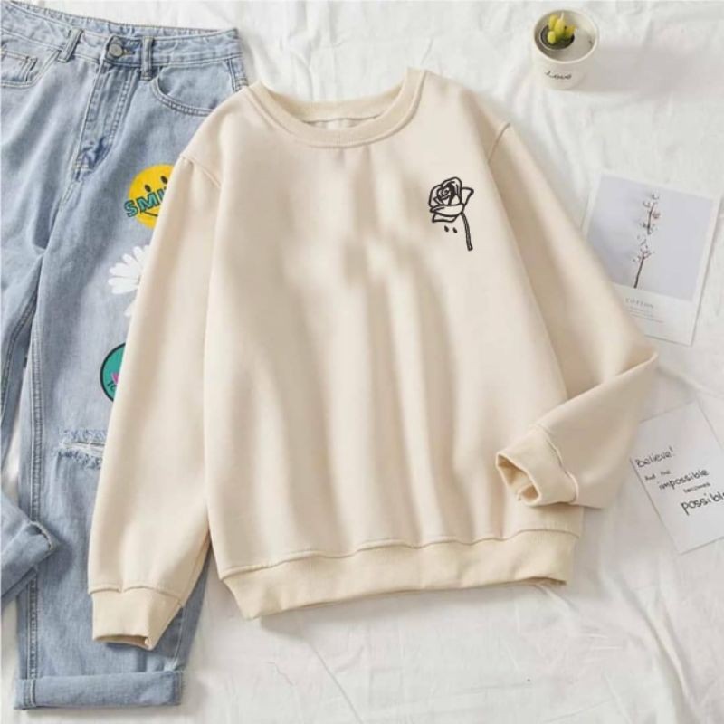 Just Flower Sweater Fleece