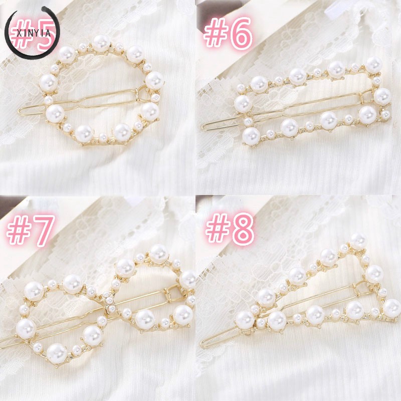 Jepit Rambut Women Pear Hair Clip Hair Pin Mutiara Klip Untuk Wanita