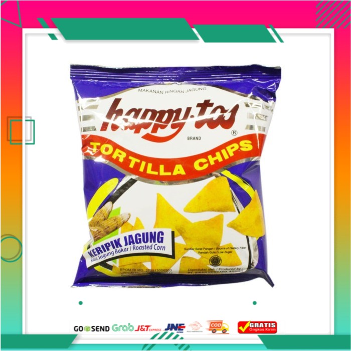 

Happy Tos Tortila Chips Roasted Corn 55g