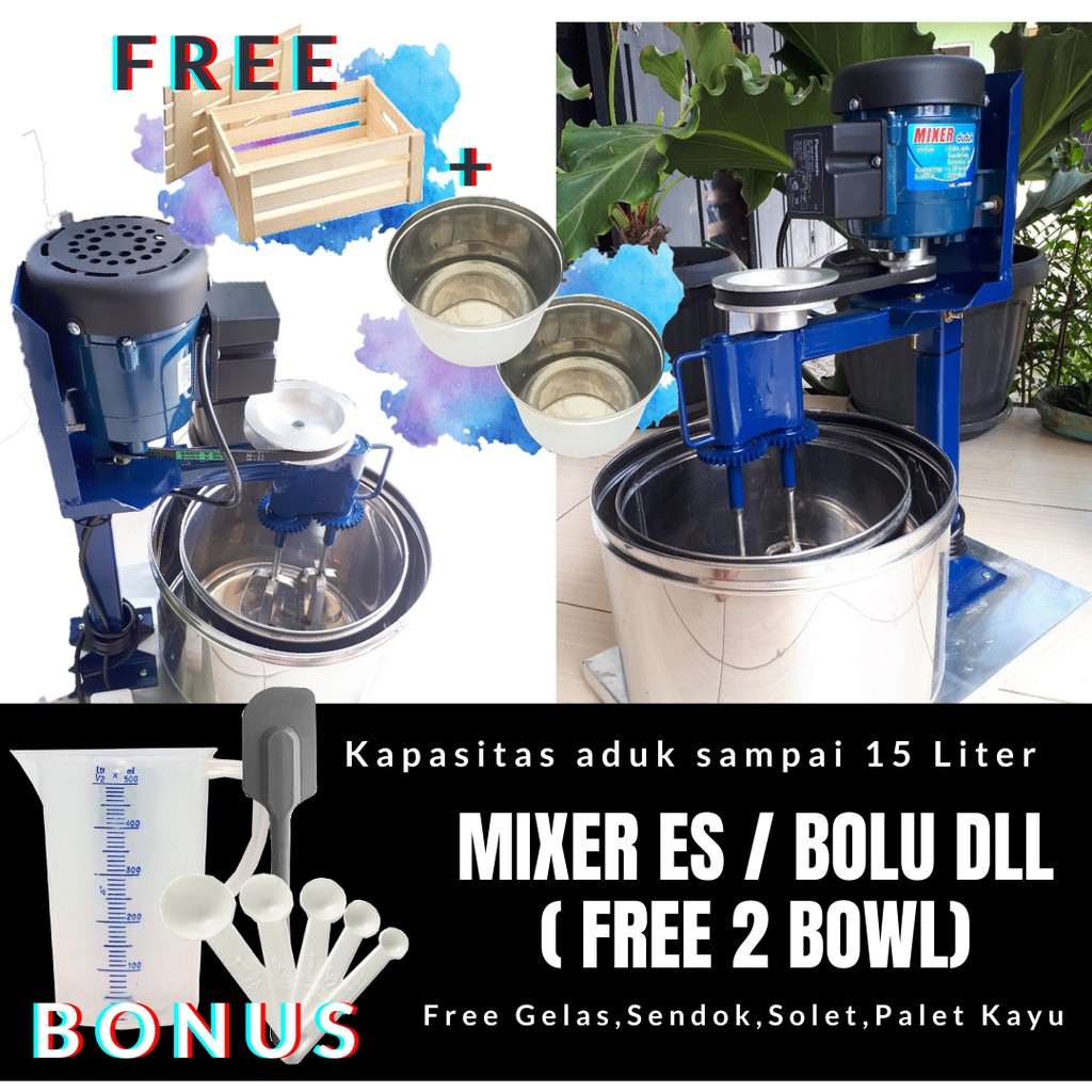 SPIRAL / MIXER KUE BOLU BERAPA LAMA / MESIN MIXER ES KRIM ...
