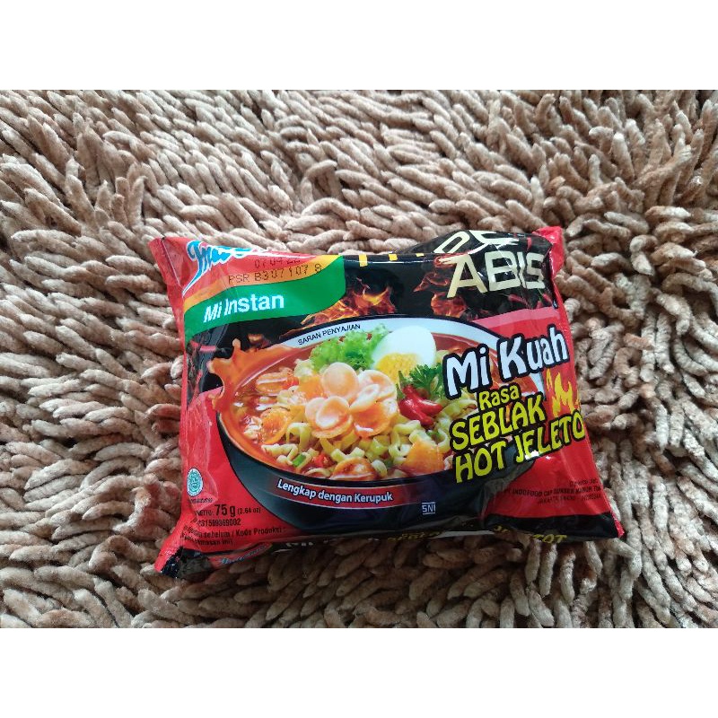 

INDOMIE MIE KUAH SEBLAK JELETOT [5 PCS]