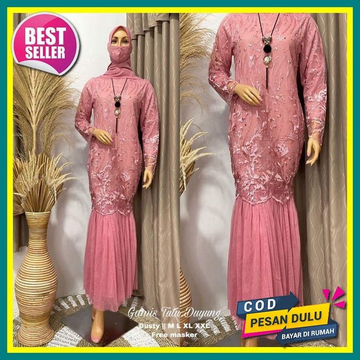 Baju Gamis Muslim Terbaru 2021 2022 Model Baju Pesta Wanita Kekinian Kondangan Kekinian Gaun Remaja 