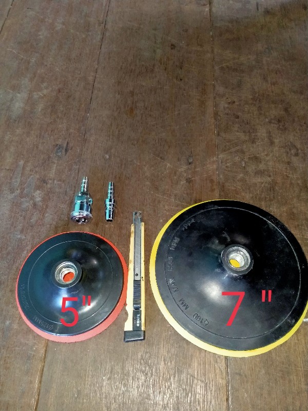 Mollar Polisher Velcro Pad Sanding Disc 5 Inch Tatakan Amplas Bulat