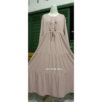 GAMIS (Dress/MIDI DRESS) Rayon twill ORI