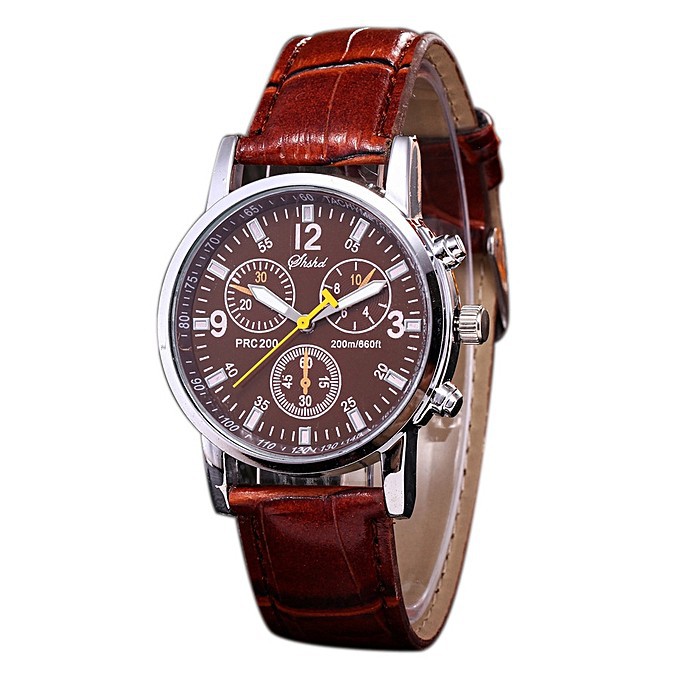 ✅COD J-109 Jam Tangan Pria Geneva Leather Quartz