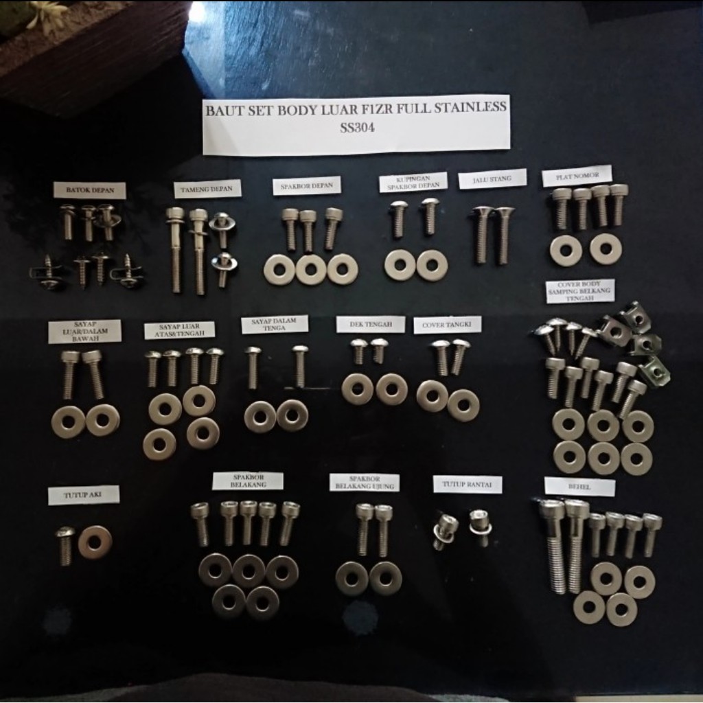 Baut L Baut Full Body Luar F1zr Stainless