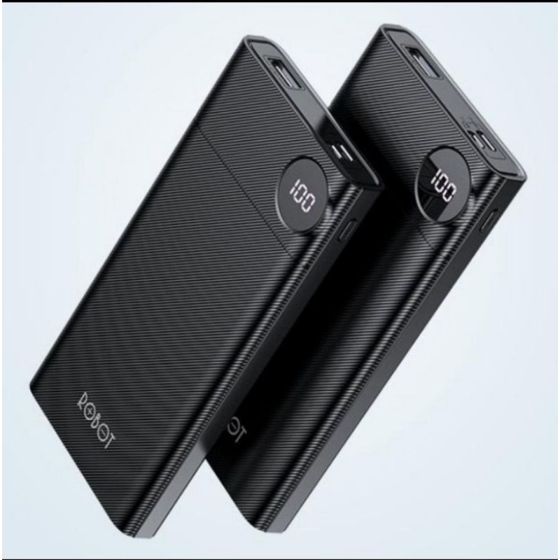 POWERBANK ROBOT 10000MAH RT190 DUAL INPUT TYPE & MICRO LED DISPLAY – BC