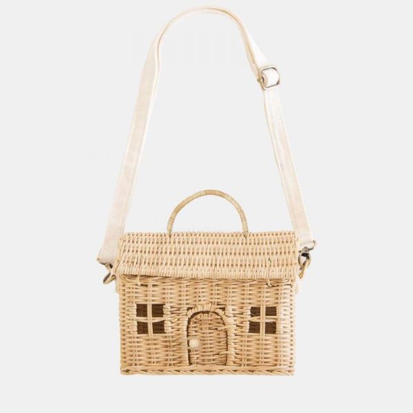 Olli Ella Rattan Casa Bag – Straw