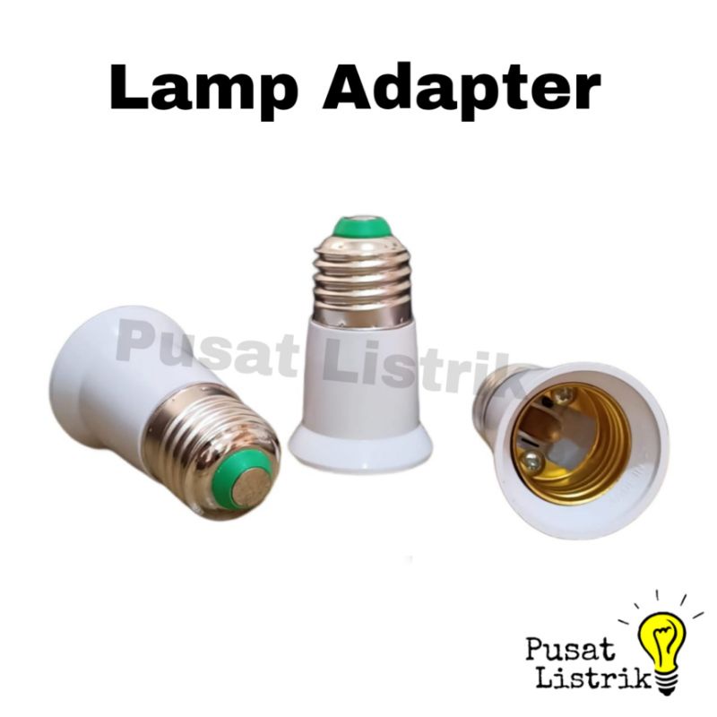 Fitting Sambungan Downlight e27 Lamp Adapter 6.5cm Fitt Extention 65mm