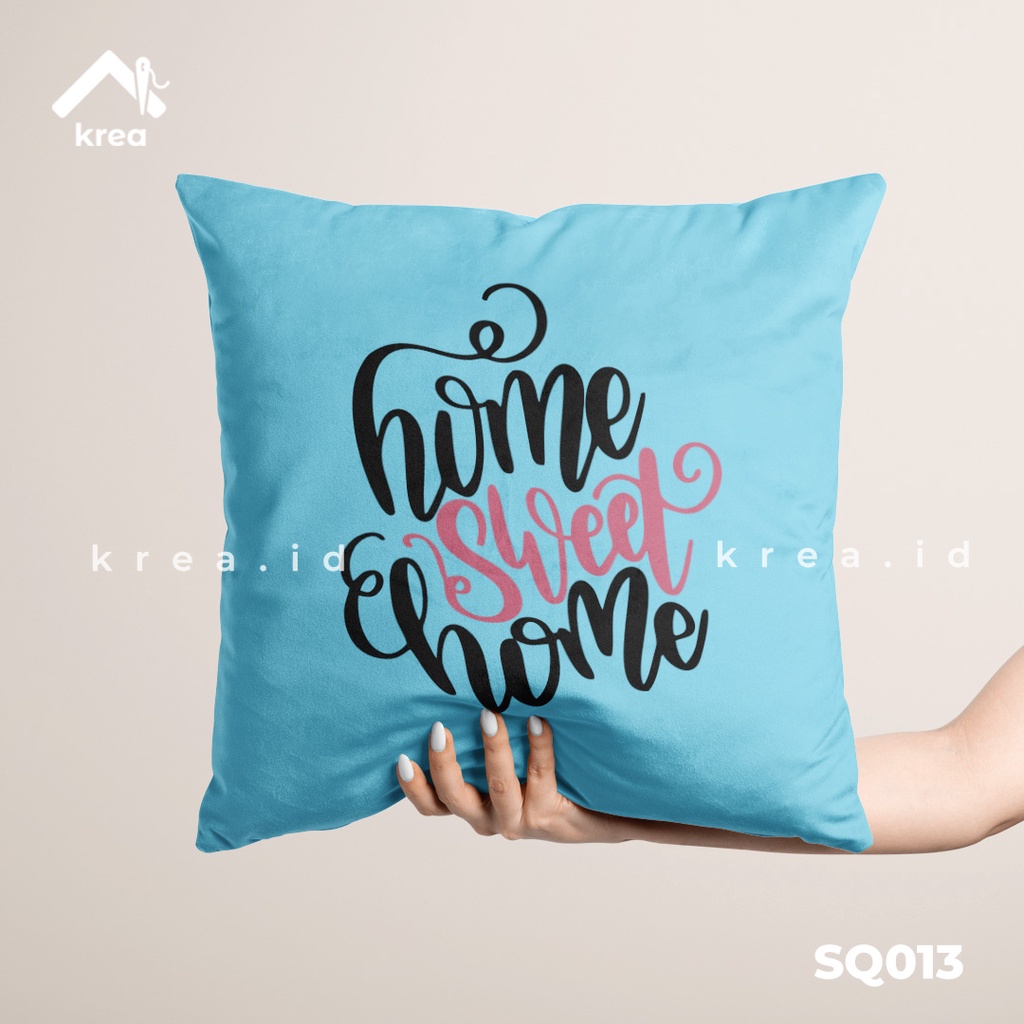 SARUNG BANTAL SOFA KATA KATA HOME SWEET HOME 3