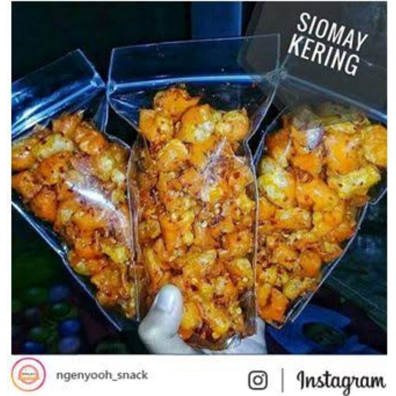

siomay kering pedas