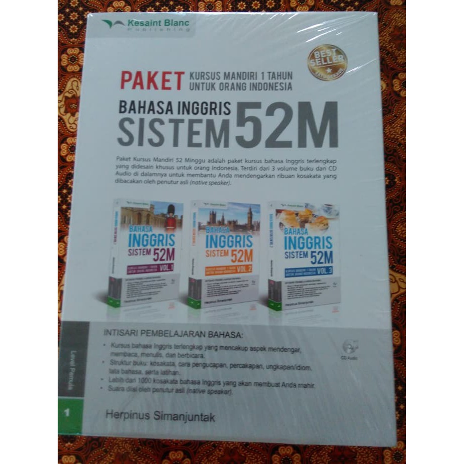 Dijual Paket Bahasa Inggris Sistem 52m Cd Audio Murah Shopee Indonesia