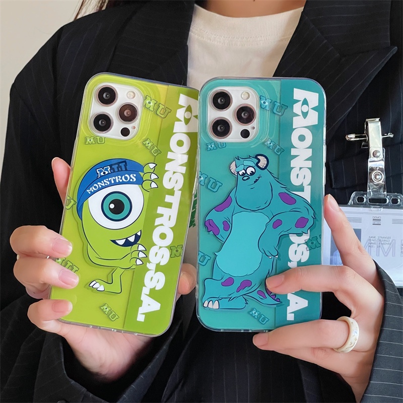 Hard Case Tpu Shockproof Anti Jatuh Motif monster university Untuk Iphone 11 12 13pro 11PROMAX