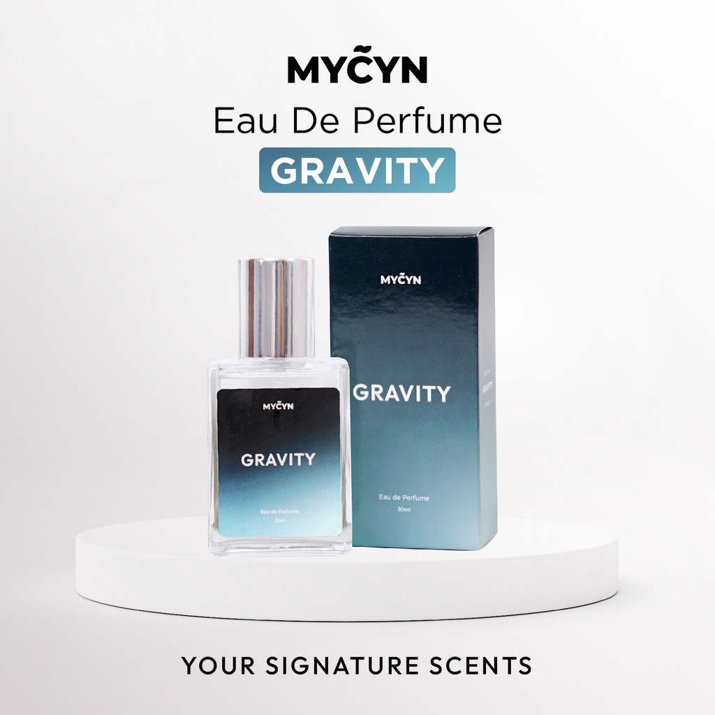 Mycyn Perfume Pria Wanita Tahan Hingga 12 Jam - Gravity 30ml