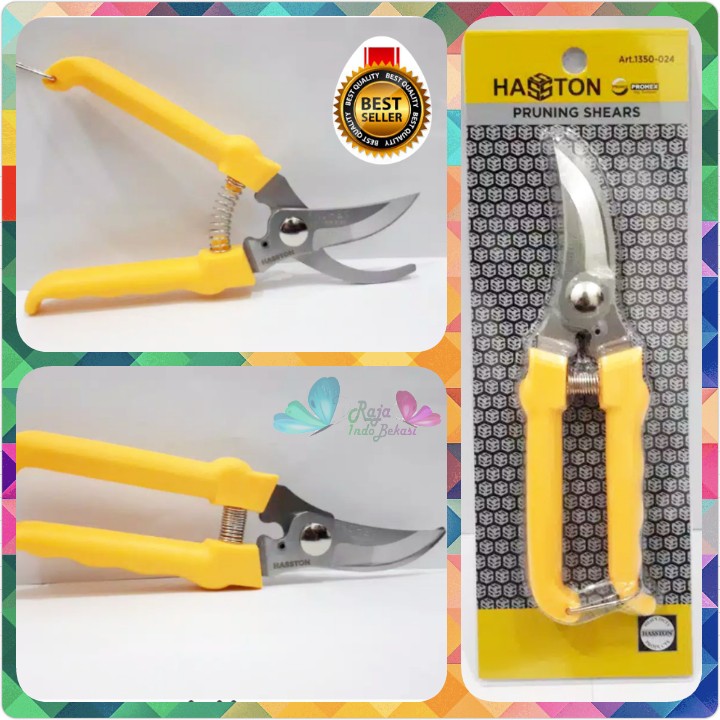 Ori Gunting Dahan Ranting Haston Prohex Pruning Shears Gunting Art 1350 1353 Tajam Anti Karat Kuat Gunting Dahan Ori