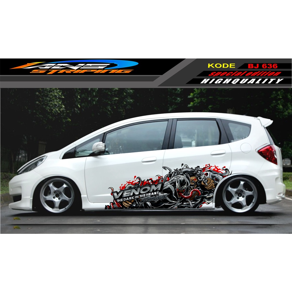 DECAL STICKER MOBIL JAZZ BRIO AVANZA SIGRA YARIS / STIKER VARIASI MOBIL / MODIF STICKER MOBIL 636