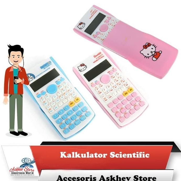

*#*#*#] Kalkulator Scientific karakter Doraemon Hello Kitty KT-350MS DD-350