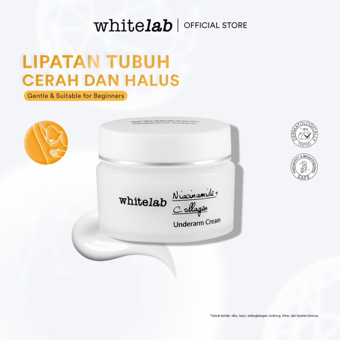 Jual Whitelab Underarm Cream Krim Pencerah Ketiak Selangkangan 20gr