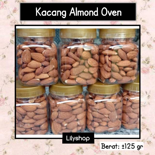 

Kacang Almond Oven (±125gr)