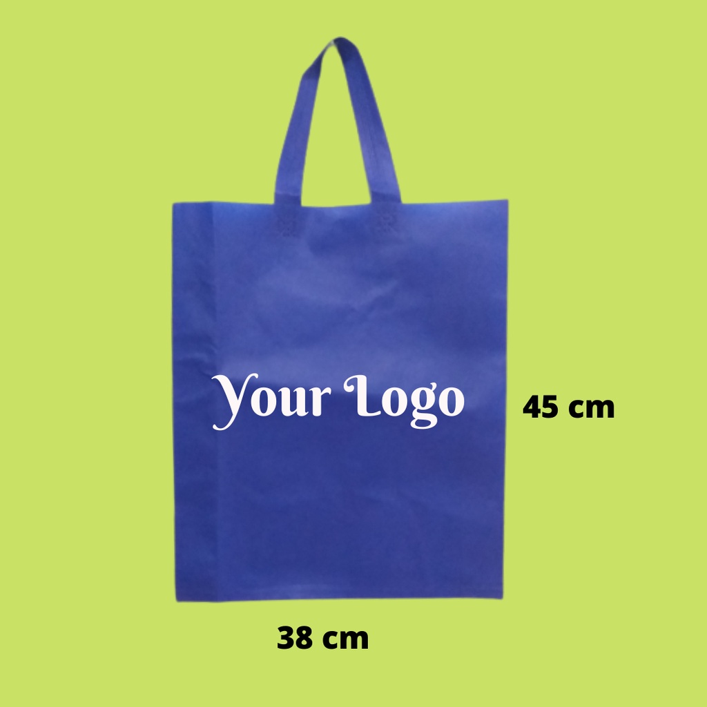 

Tas Spunbond Goodie Bag Handle Tali 38x45x10cm Sablon 1 Sisi 1 Warna