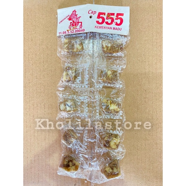 (10 pcs) Kemenyan Madu cap 555 Original