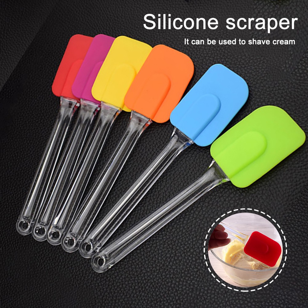 KINDSTORE❤ | SUTIL SPATULA KUE - Spatula Silikon Pengaduk Kue Adonan Anti Lengket