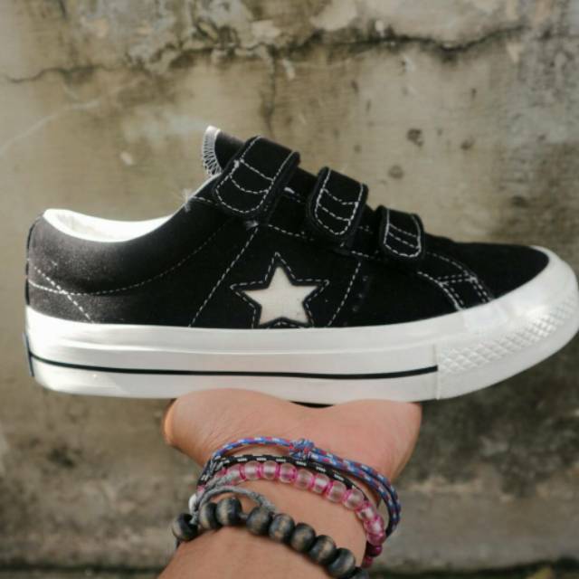 Sepatu CONVERSE ONE STAR PRO 3 VELCRO SUEDE OX Kualitas PREMIUM BNIB