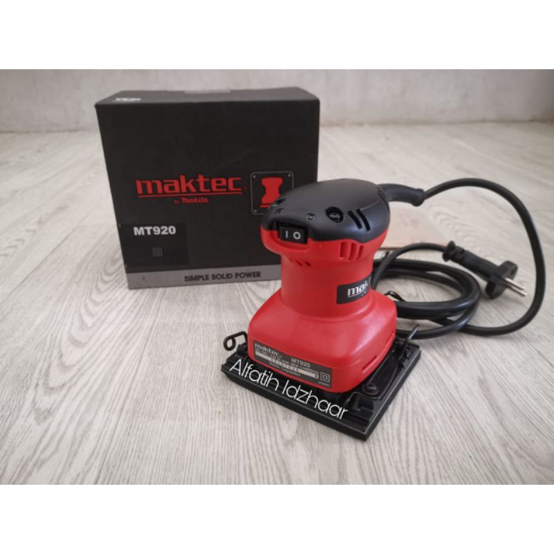 mesin amplas ampelas maktec MT 920 sanding machine MT920
