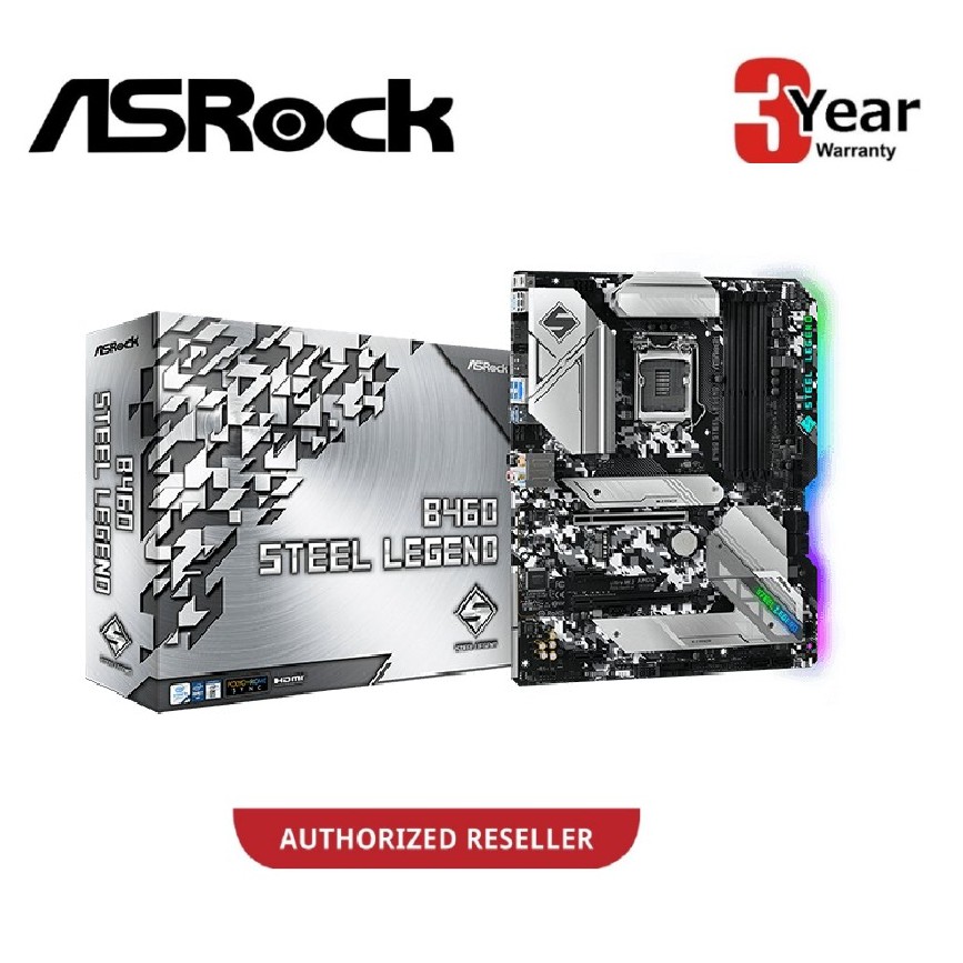 ASRock B460 Steel Legend (LGA1200, B460, DDR4, USB3.2, SATA3)