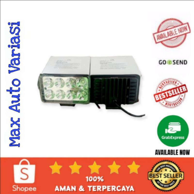 Fog Lamp Lampu Sorot kotak 8 LED kotak SIFCO