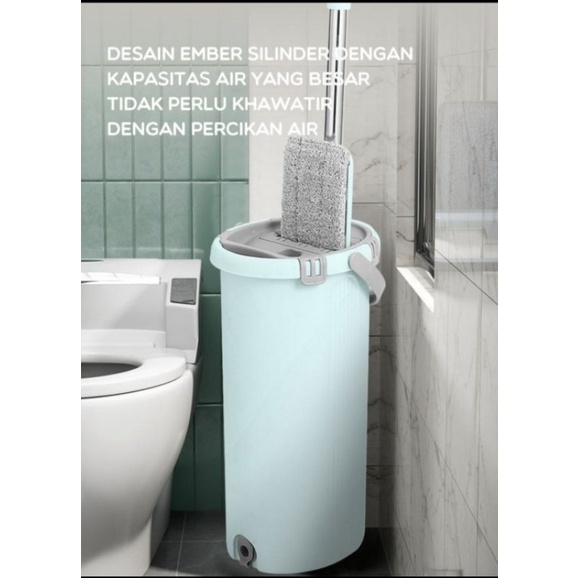 Samono SCM017 Alat Pel Serbaguna dengan Ember berputar 360°