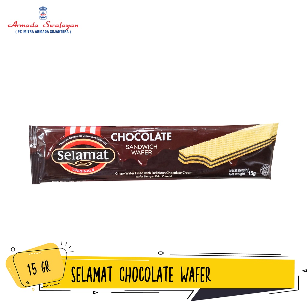 

Selamat Wafer Chocolate 15g