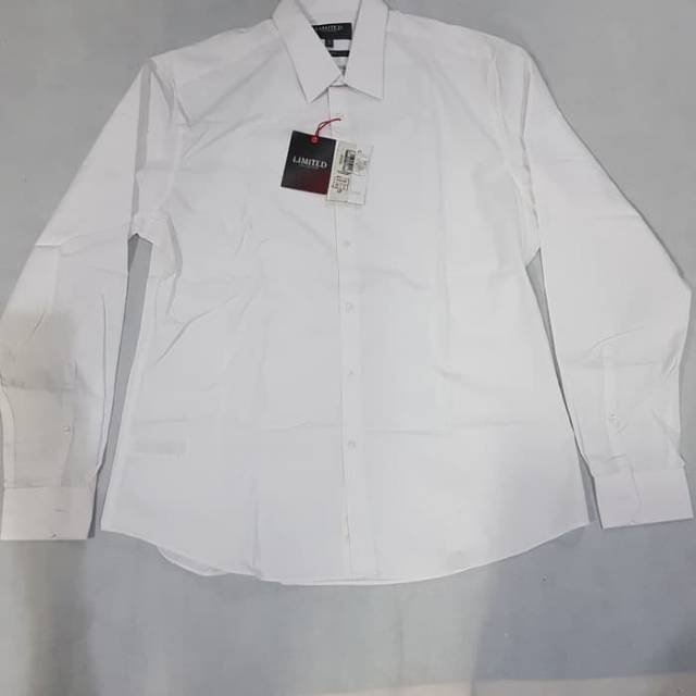Kemeja M&S Limited Collection Putih size 17